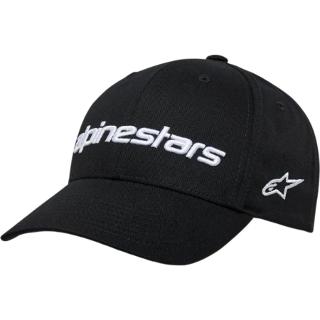 Casquette Alpinestars Linear Wordmark 2.0 Noir Blanc