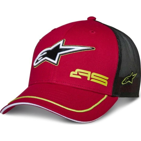 Casquette Alpinestars Exceed Trucker Rouge Noir