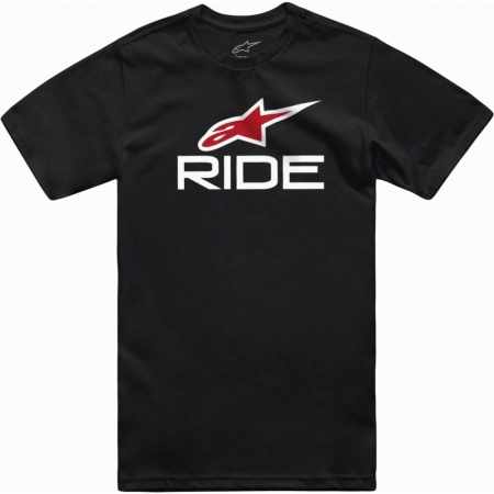 Tee-Shirt Alpinestars Ride 4.0 CSF Noir Blanc Rouge