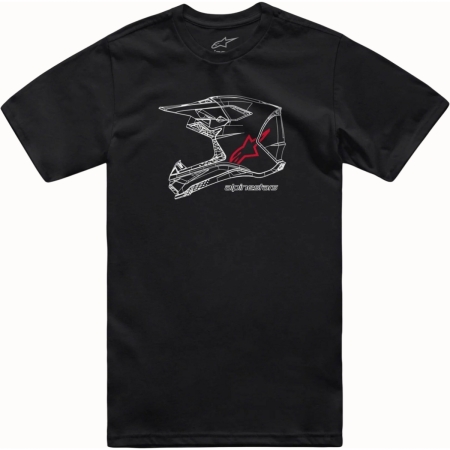 Tee-Shirt Alpinestars Mx Helmet CSF Noir
