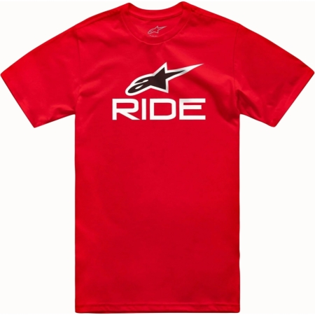 Tee-Shirt Alpinestars Ride 4.0 CSF Rouge Blanc Noir