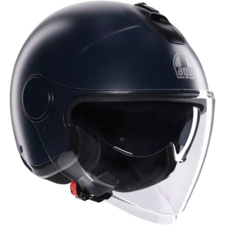 Casque AGV Eteres Mono Ottanio Bleu Mat