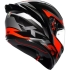 Casque AGV K1 S Fastlap Noir Gris Rouge