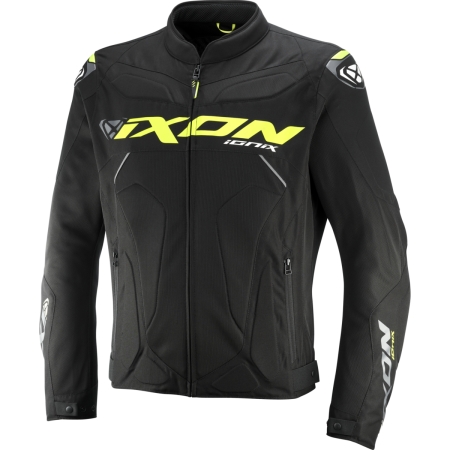 Blouson Ixon Ionix Noir Jaune Gris - Blouson Moto IXON