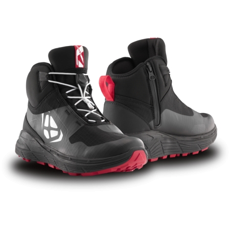 Baskets Ixon Snake Waterproof Noir Blanc Rouge