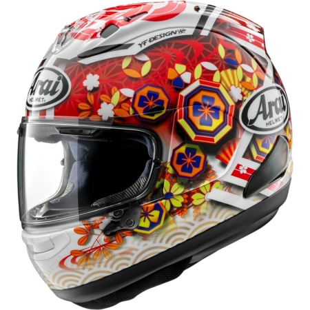 Casque Arai RX-7V Evo Replica Nakagami GP3 Brillant - Casque Intégral ARAI