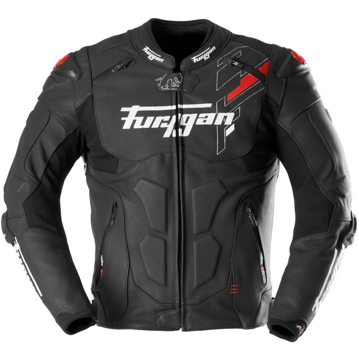 Blouson Furygan Raptor Evo 3 Noir Blanc Rouge