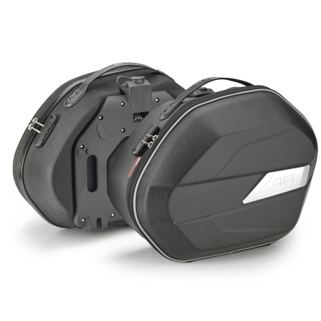 Paire De Valises Givi WL900B Weightless Semi-Rigides Monokey 2x25L