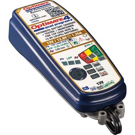 Chargeur De Batterie Tecmate Optimate 4 Quad-Program Premium TM-630-PR Can Bus