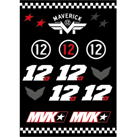 Stickers Ixon Sti1 MVK 25 Noir