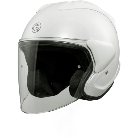 Casque Kokpit K-220S Solid Blanc Perle - Casque Jet KOKPIT