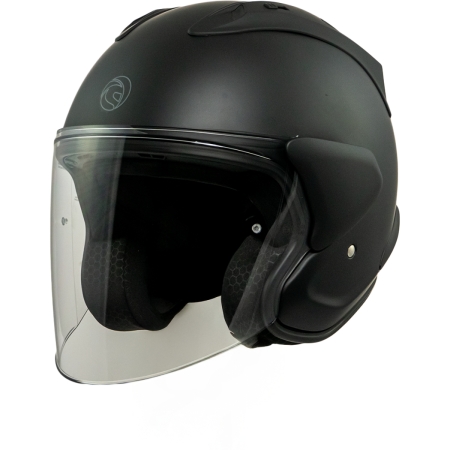 Casque Kokpit K-220S Solid Noir Mat - Casque Jet KOKPIT