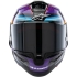 Casque Alpinestars Supertech R10 LE Replica Martinator R01 Bleu Violet Rouge