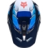 Casque Cross Fox V3 Fade Blanc Bleu