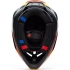 Casque Cross Fox V3 RS Grid Noir Orange