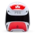 Casque Cross Fox V1 Flow Blanc Rouge