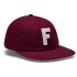 Casquette Fox Big F Adjustable Wool Marron Rust