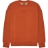 Sweat Fox Wordmark Oversized Crew Cognac