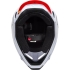 Casque Cross Fox V1 Flow Blanc Rouge