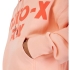 Sweat Fox Femme Moto X OVersized Flc Po Pale Rose