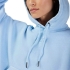 Sweat Fox Femme Wordmark OV Fleece Po Cashmere Bleu