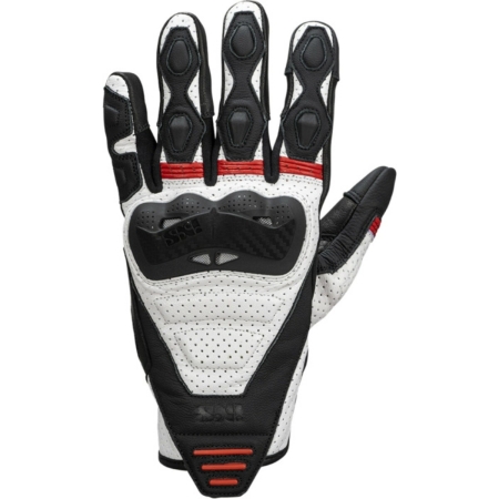 Gants IXS Rapid 1.0 Noir Blanc Rouge