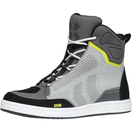 Baskets IXS Rapid Air 1.0 Gris Clair Noir Jaune Fluo