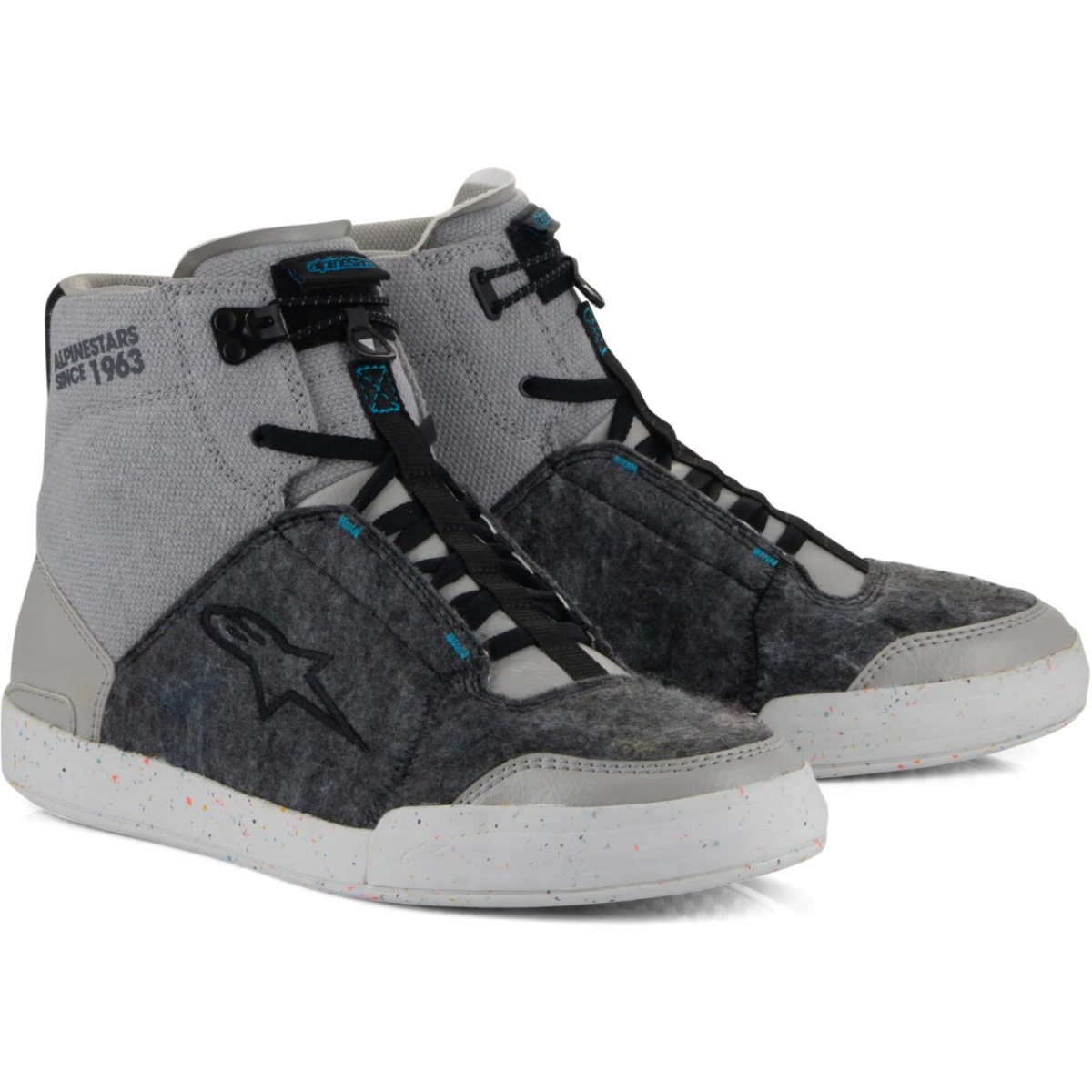 Baskets Alpinestars Circal Riding Gris Noir Methyl Bleu