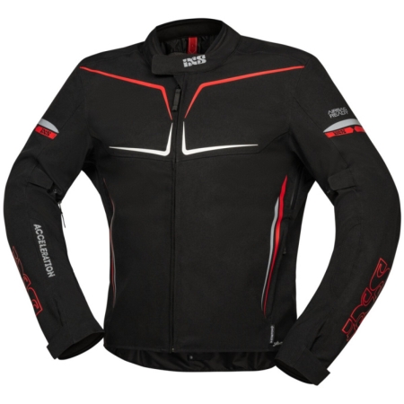 Blouson IXS TS Pro ST+ Noir Rouge - Blouson Moto IXS