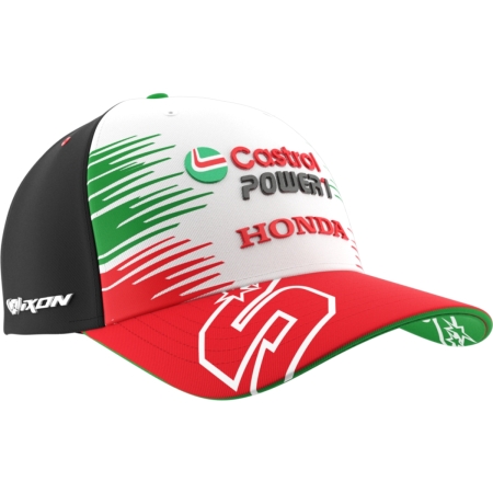 Casquette Ixon Cap2 Dual Zl 25 Vert Blanc Rouge