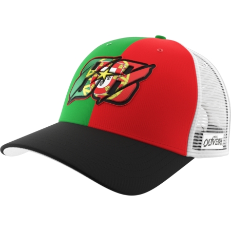 Casquette Ixon Cap2 Oliv 25 Vert Rouge