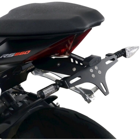 Support De Plaque R&G Racing Aprilia Noir - Électricité R&G RACING