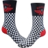 Chaussettes Ixon Sck MVK 25 Noir Blanc Rouge