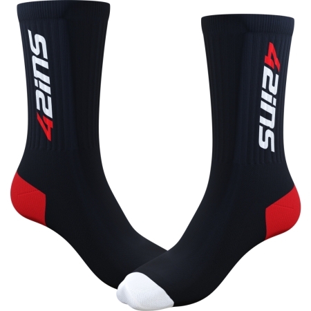 Chaussettes Ixon Sck Rins 25 Noir Blanc Rouge