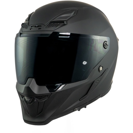 Casque Kokpit Furioza Solid Noir Mat - Casque Intégral KOKPIT