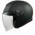 Casque Jet Kokpit K-303 Solid Noir Mat