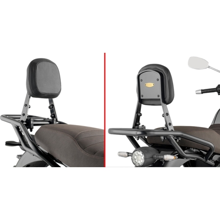 Sissy Bar Givi TS8206B Pour Moto Guzzi V7 850 Stone/Special (2021+)