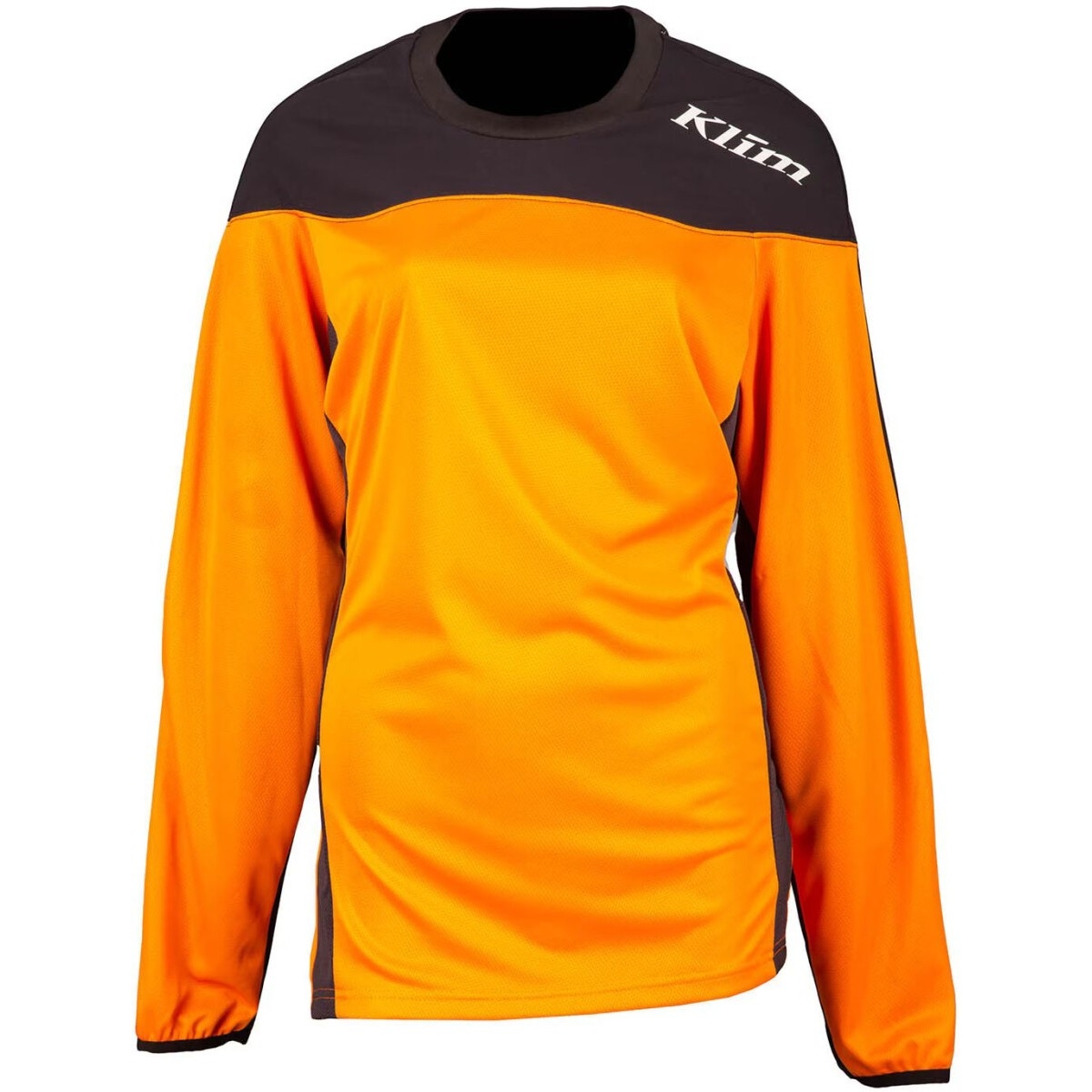 Maillot Cross Femme Klim Rebelle Orange Braise Noir