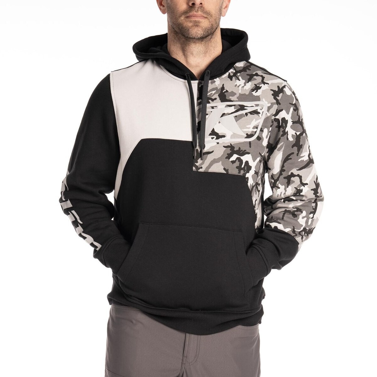 Sweat Klim Cliff Hanger Noir Blanc Camouflage
