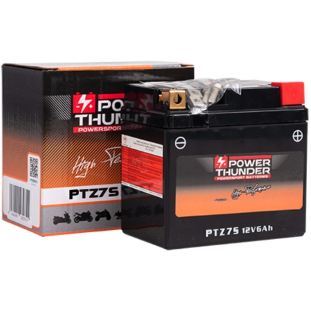 Batterie Power-Thunder YTZ7S 12V 6Ah- Prête À L'emploi
