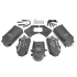 Ensemble Givi Sacoches + Base GRT721B Canyon 2x16L + 12L