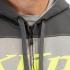 Sweat Klim Trailside Full Zip Gris Foncé Gris Clair Jaune Fluo