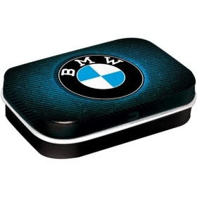 Boîte Pastilles Bmw Logo Bleu Nostalgic Art