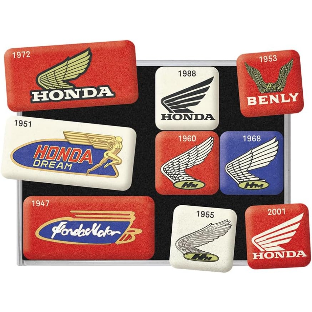 Magnet Honda Logo Evolution Nostalgic Art