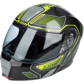 Casque Klim GT1 Expedition Encrypted Hi-Vis Jaune Noir Brillant