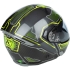 Casque Klim GT1 Expedition Encrypted  Hi-Vis Jaune Noir Brillant
