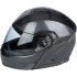 Casque Klim GT1 Expedition Metallic Gris Noir Brillant