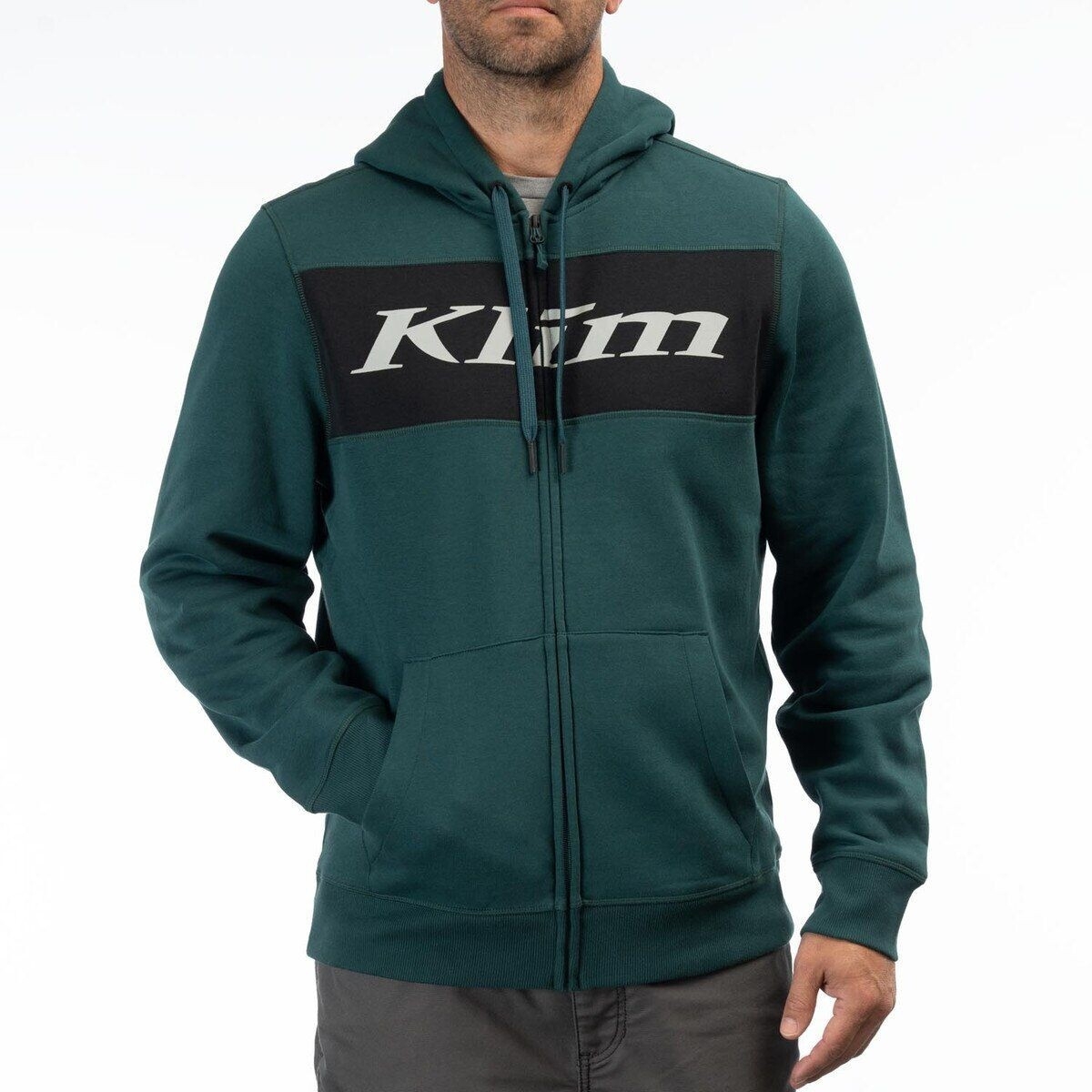 Sweat Klim Trailside Full Zip Noir Vert Noir