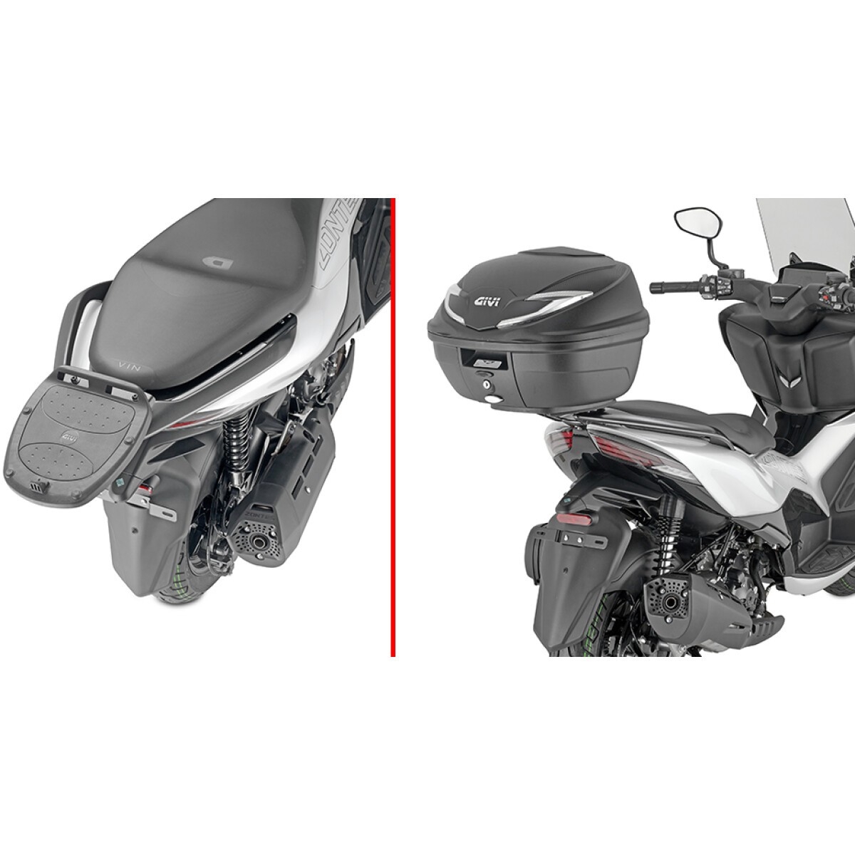 Support Top Case Givi Zontes 350D (2023-2024)