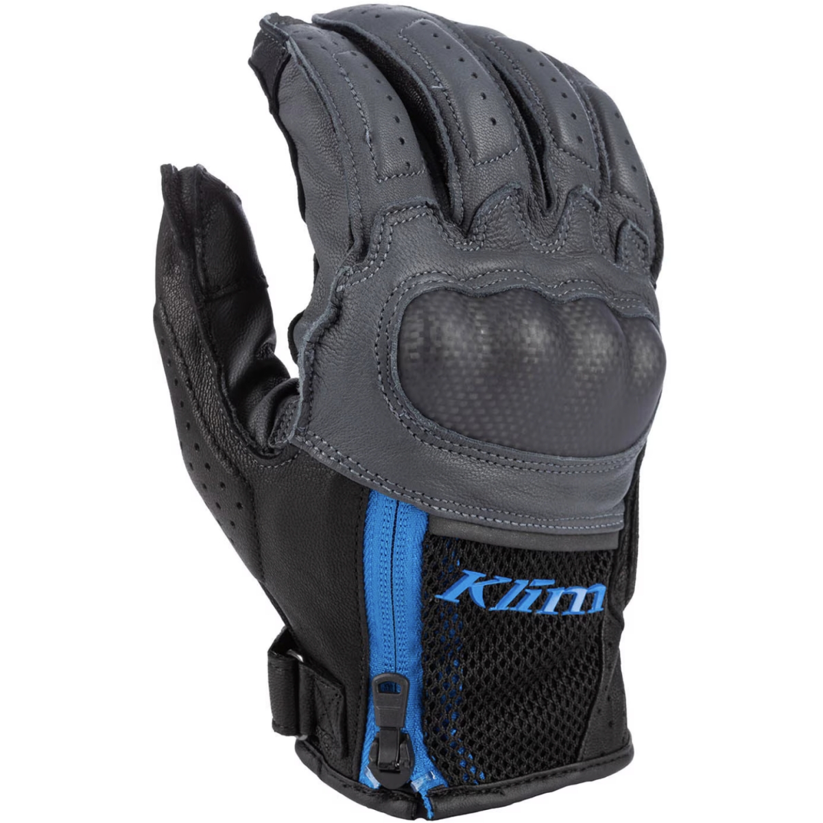 Gants Klim Induction Asphalte Bleu